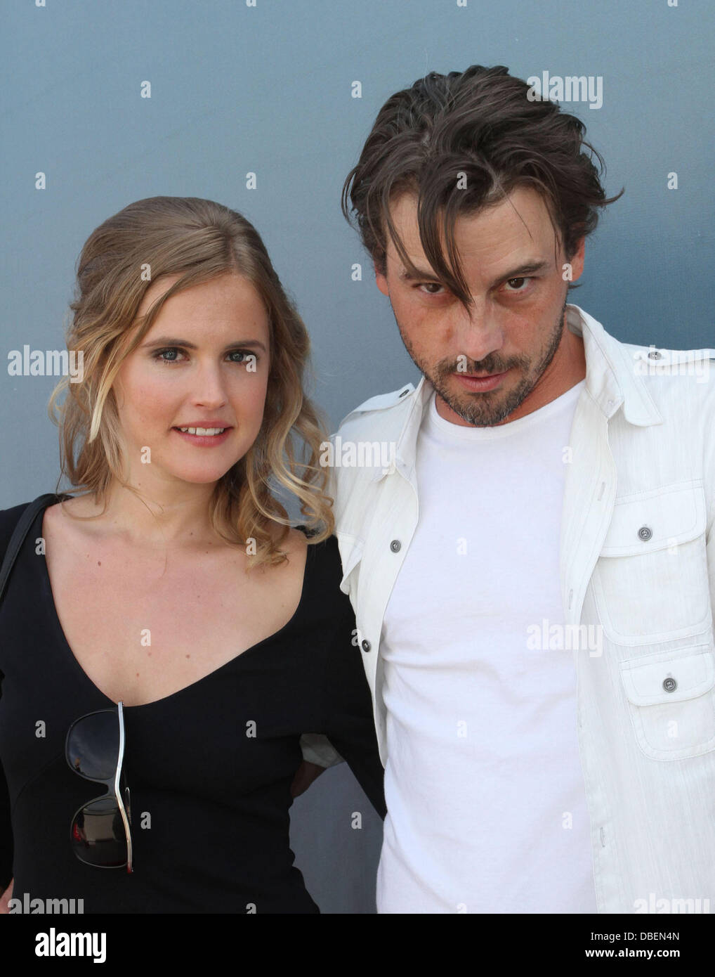 Skeet Ulrich and his wife Amelia Jackson Gray Melanie Segal's Red Cross  Prepare LA Trend Lounge in celebration of the MTV Movie Awards held at Luxe  Hotel - Day 1 Beverly Hills,
