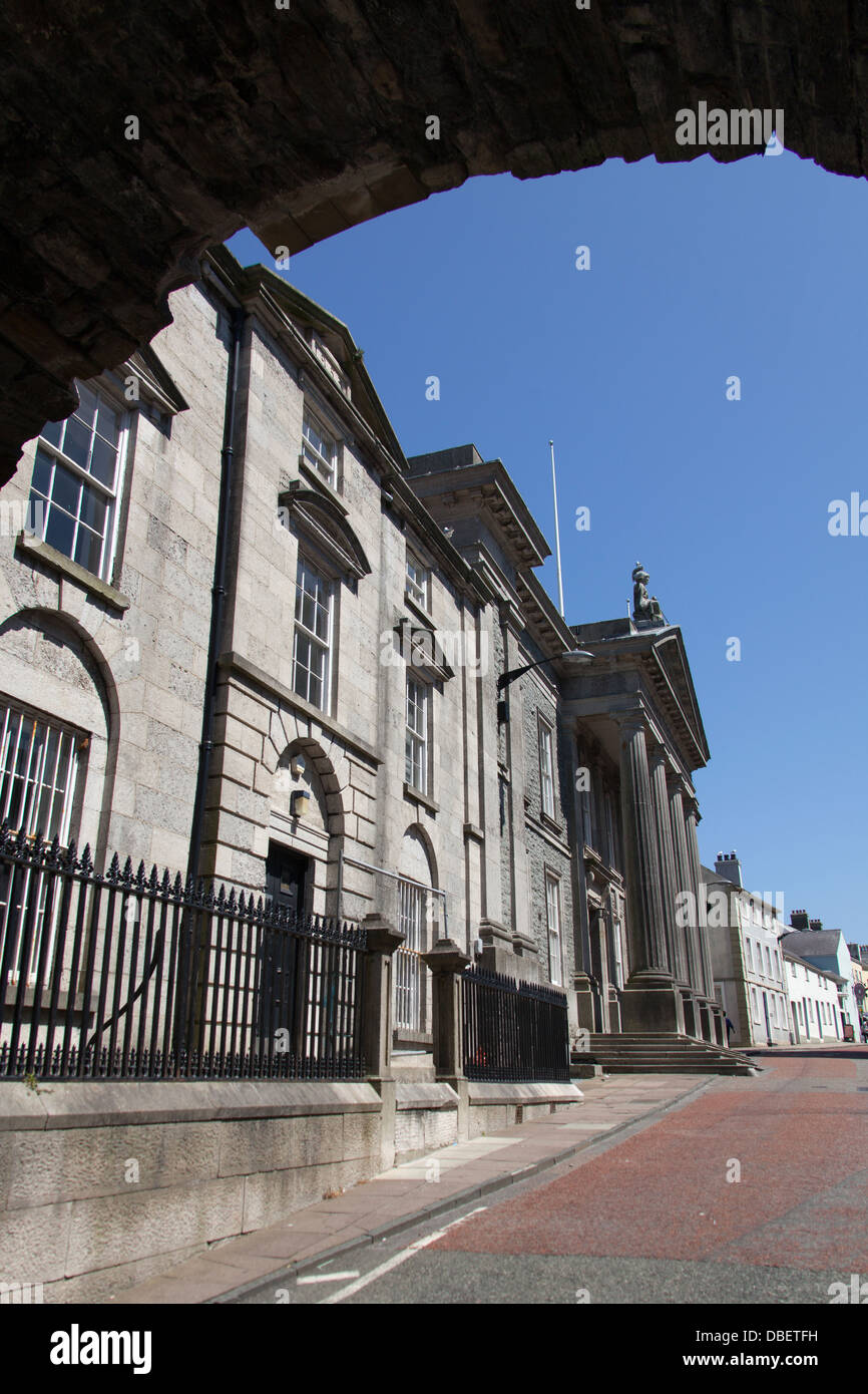 County hall caernarfon gwynedd wales hires stock photography and images Alamy