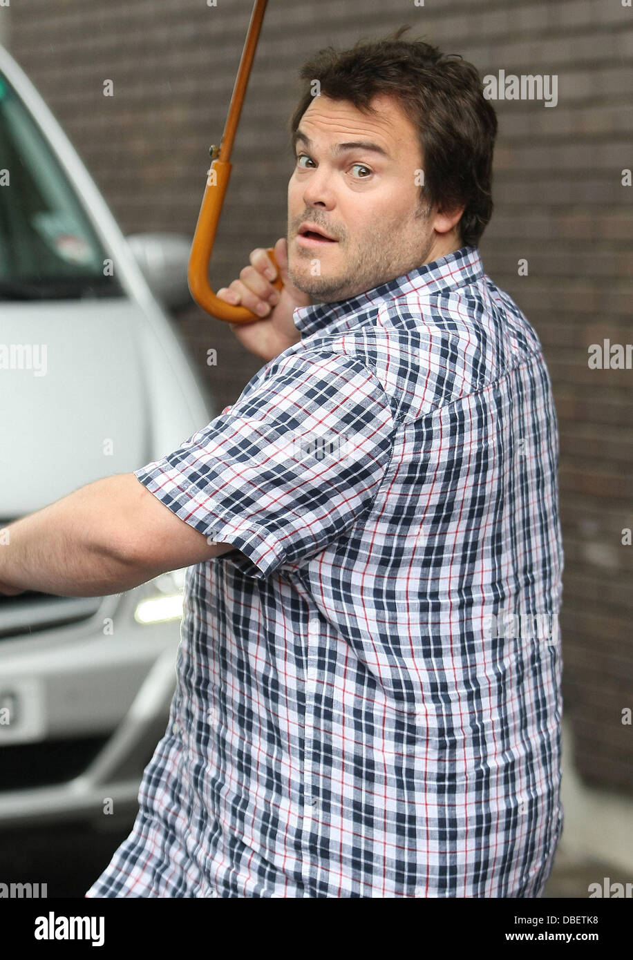 Jack Black at the ITV studios London, England 06.06.11 Stock Photo