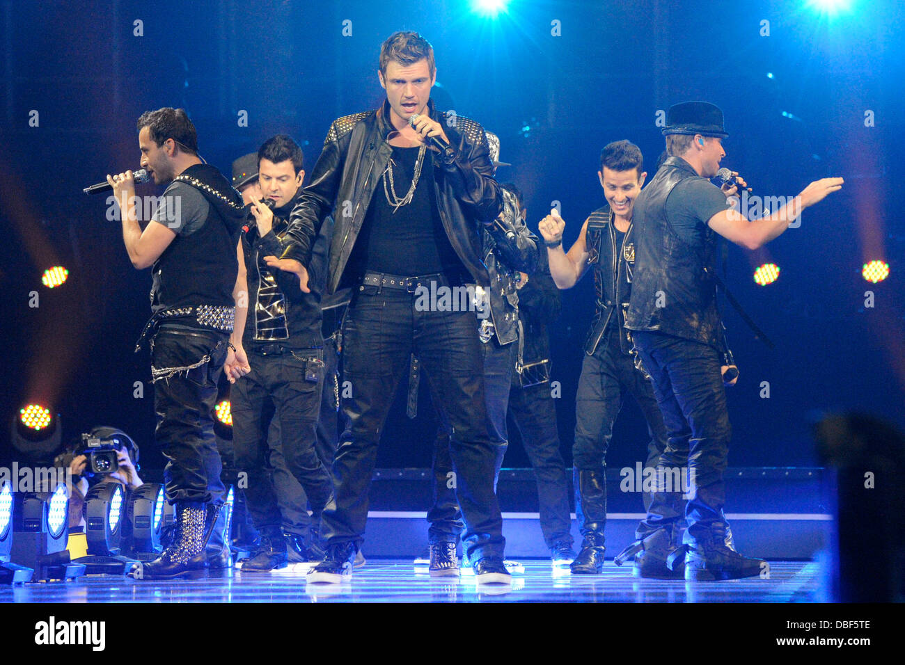 NKOTBSB Tour - New Kids On The Block and Backstreet Boys perform on stage  at the Air Canada Centre. Toronto, Canada - 08.6.11 Stock Photo - Alamy