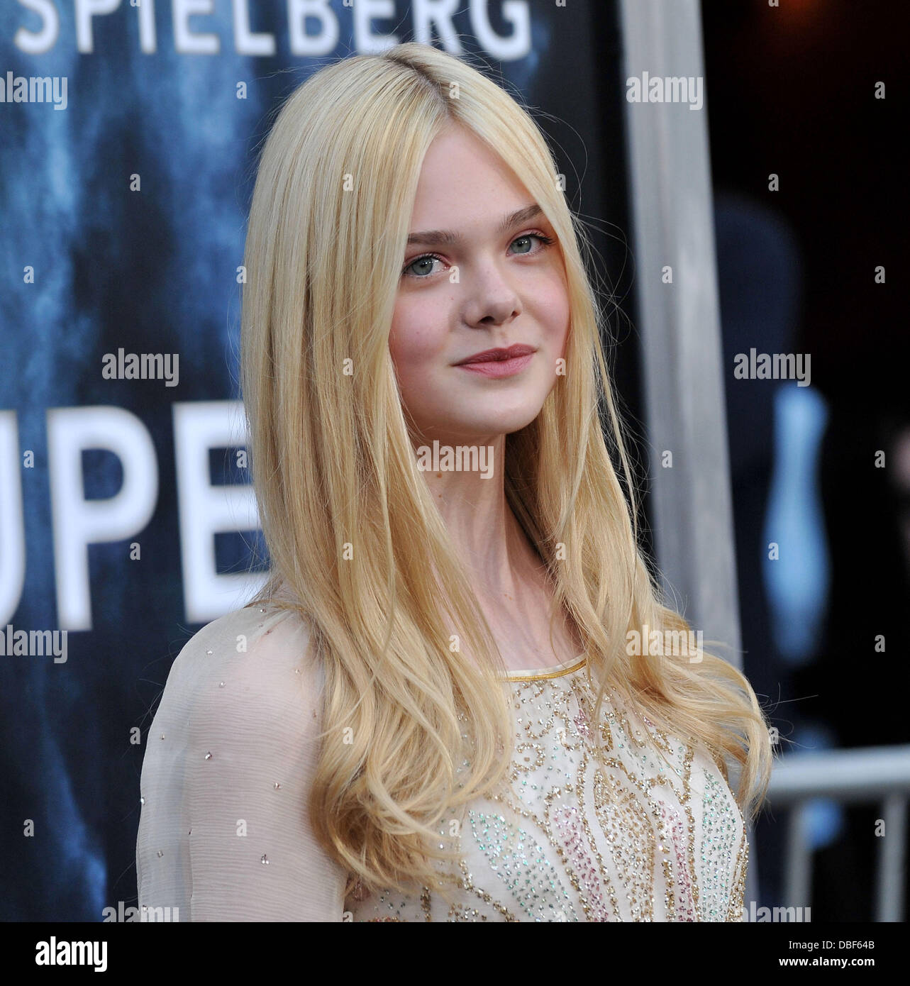 Elle Fanning Los Angeles Premiere of "Super 8" held at the Regency