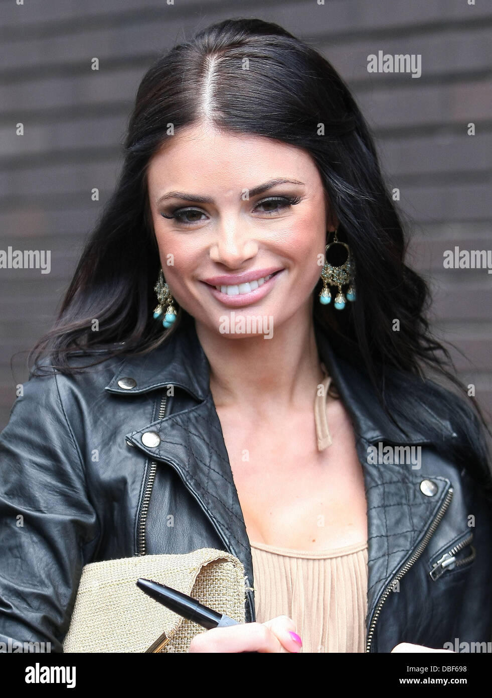 Chloe Sims at the ITV studios London, England - 09.06.11 Stock Photo