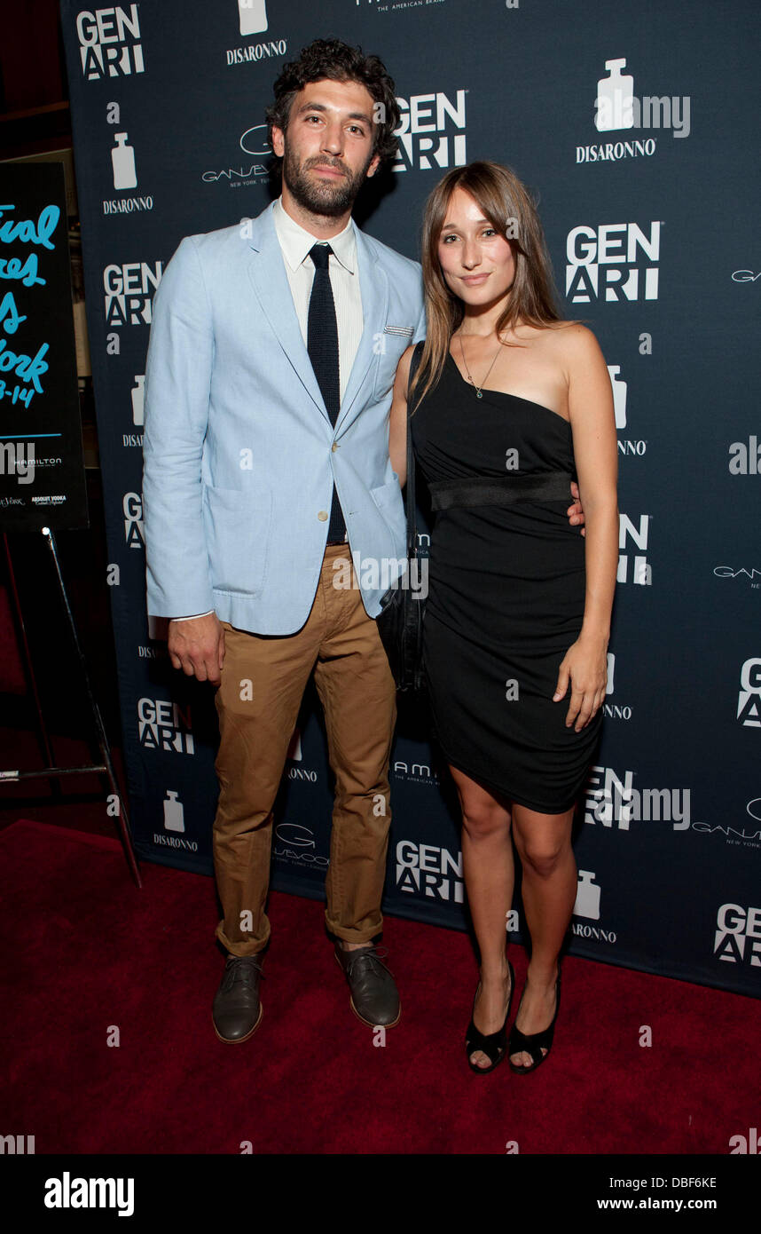 Lea Mathiesen & Daniel M. 16th Annual Gen Art Film Festival held at the Ziegfeld Theatre New York City, USA - 08.06.11 Stock Photo