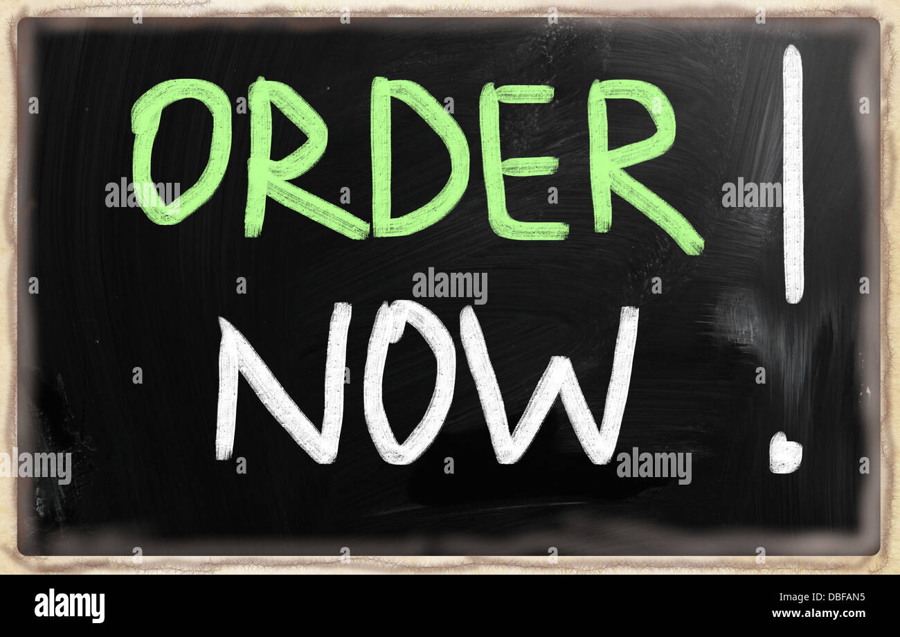 Order now! Stock Photo