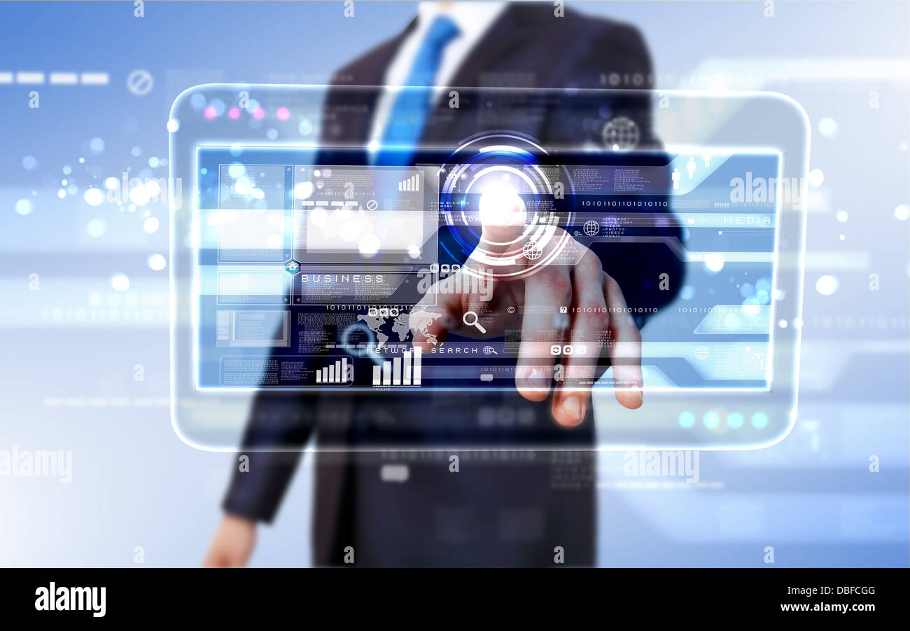 Using Technology In Business Technology in business Stock Photo - Alamy