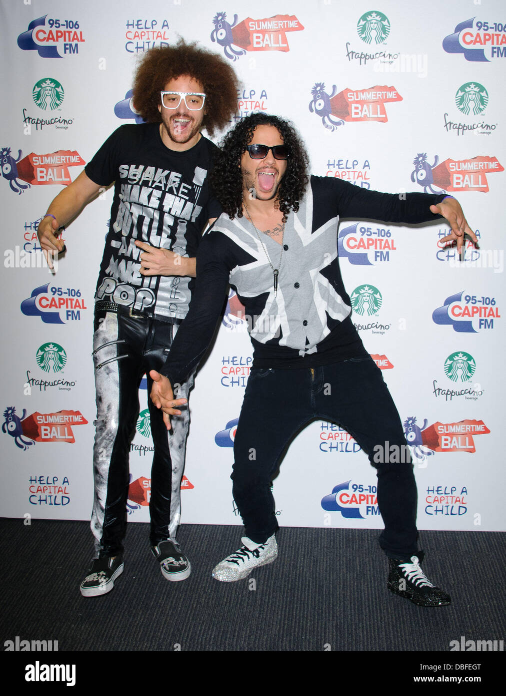 LMFAO 95-106 Capital FM Summertime Ball at Wembley Stadium - Arrivals London, England - 12.06.11