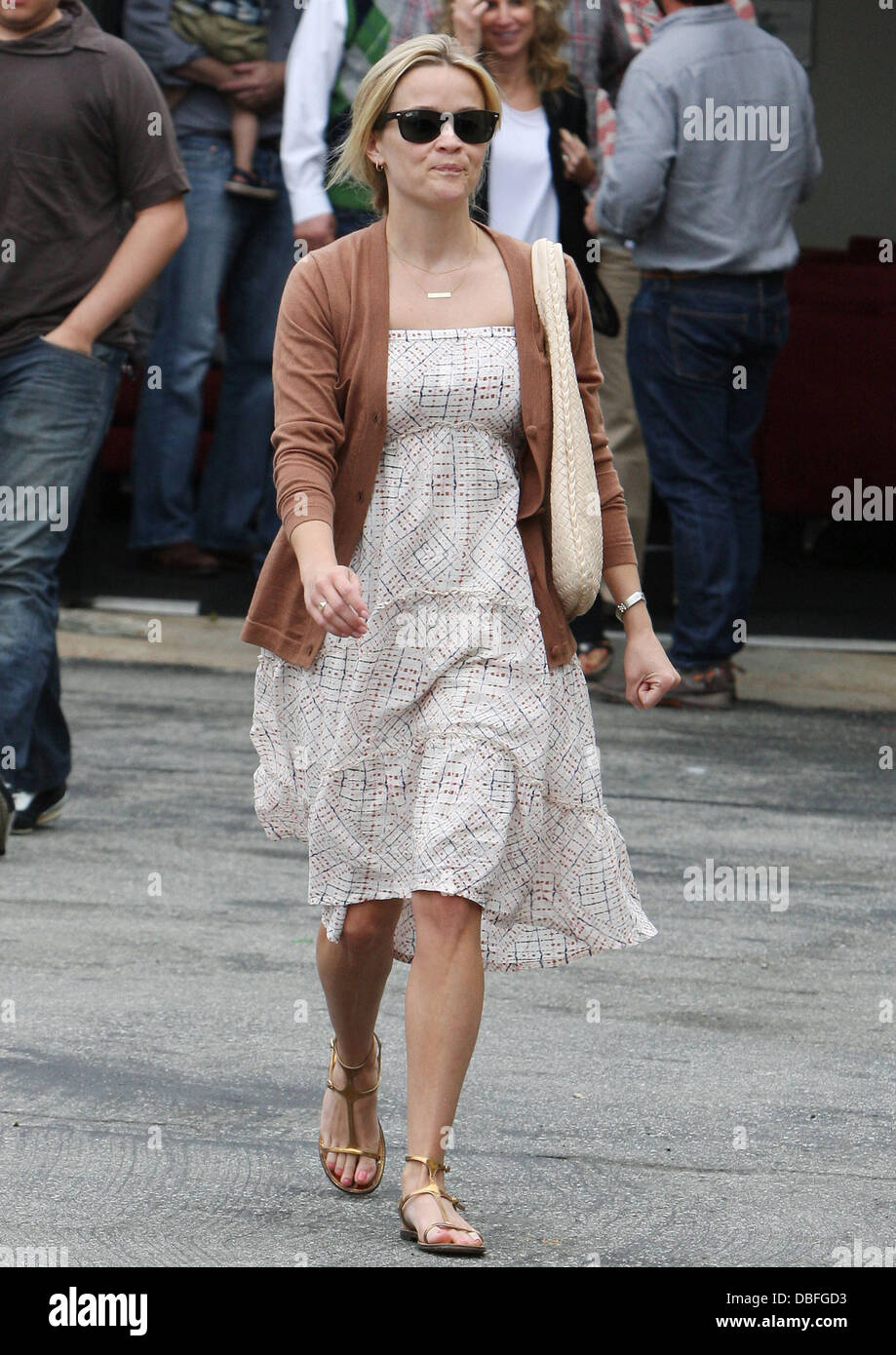 Reese Witherspoon leaving church in Santa Monica Santa Monica