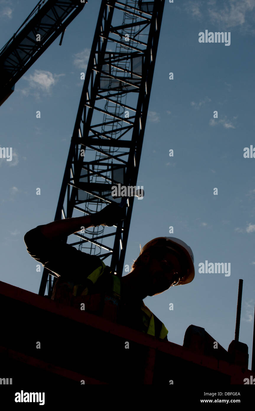 Industrial construction work Stock Photo Alamy