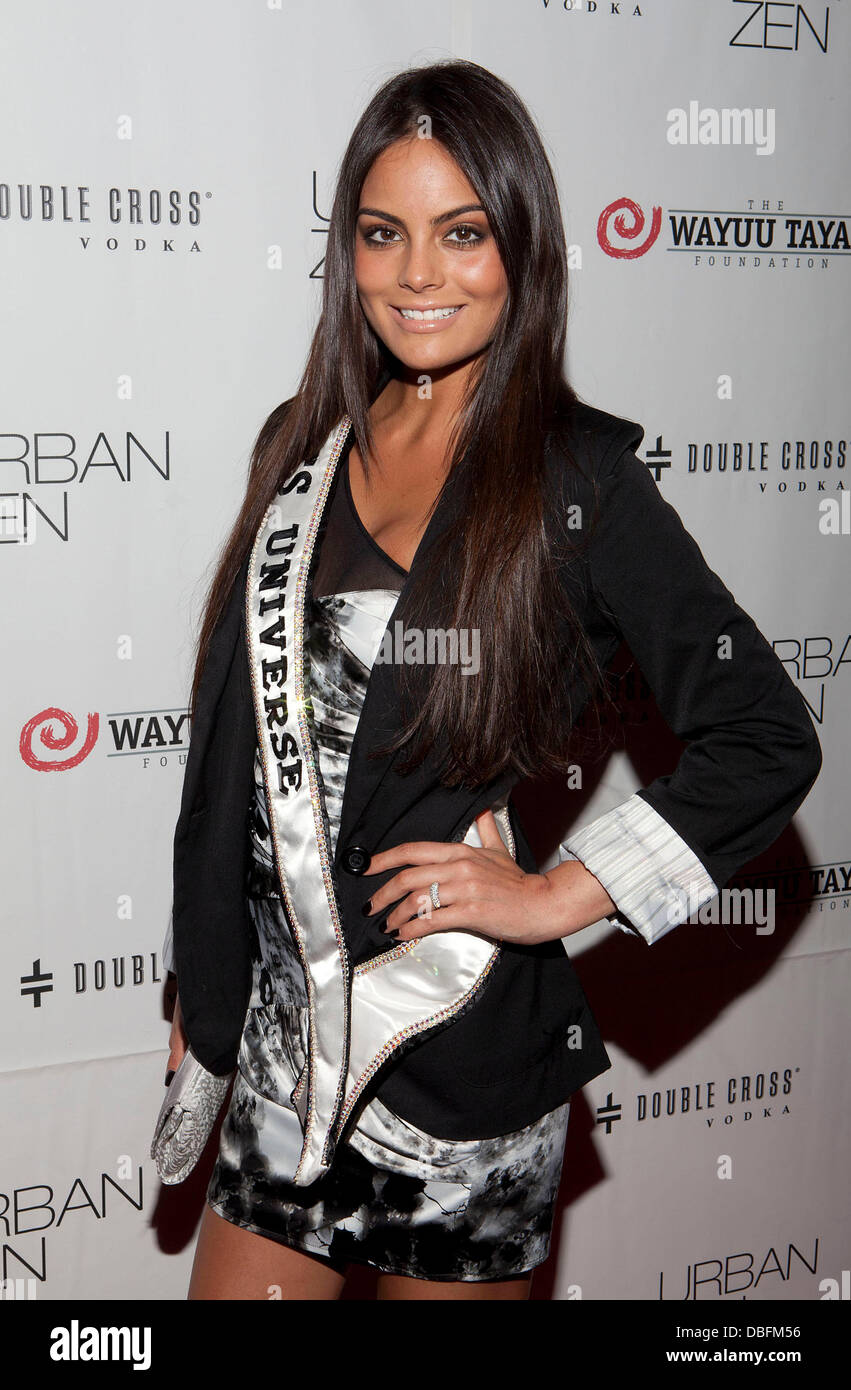 Miss Universe Ximena Navarrete Rosete The 8th Wayuu Taya Foundation Gala held at Urban Zen at the Stephan Weiss Studio New York City, USA - 13.06.11 Stock Photo