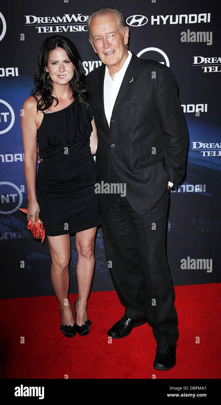 Melissa Kramer (L) and Bruce Gray The Premiere of TNT And Dreamworks' 'Falling Skies' - Arrivals West Hollywood, California - 13.06.11 Stock Photo