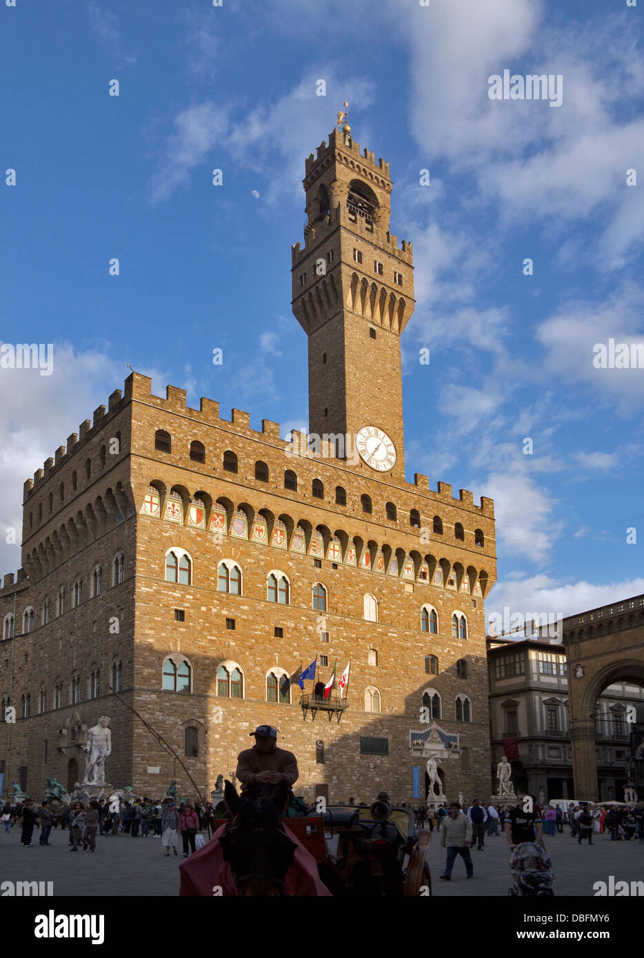 Palazzo Vecchio Florence Italy Stock Photo