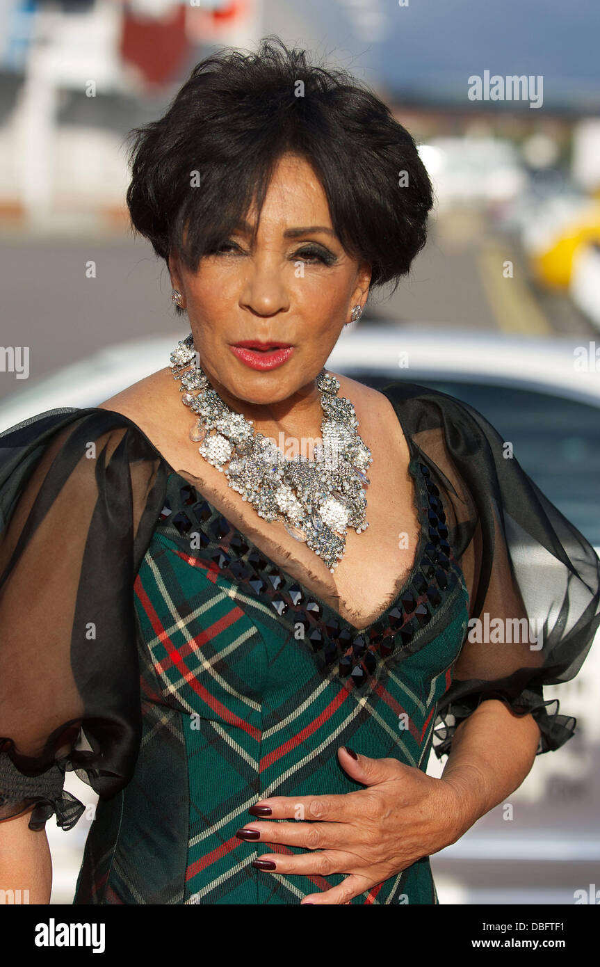 Dame Shirley Bassey,  at the Scottish Fashion Awards 2011 - Arrivals Glasgow, Scotland - 15.06.11 Stock Photo