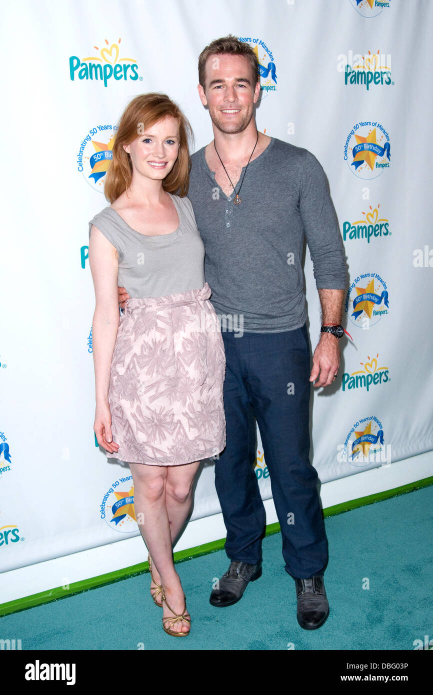 James Van Der Beek , Kimberly Brook The Pampers 50th Birthday