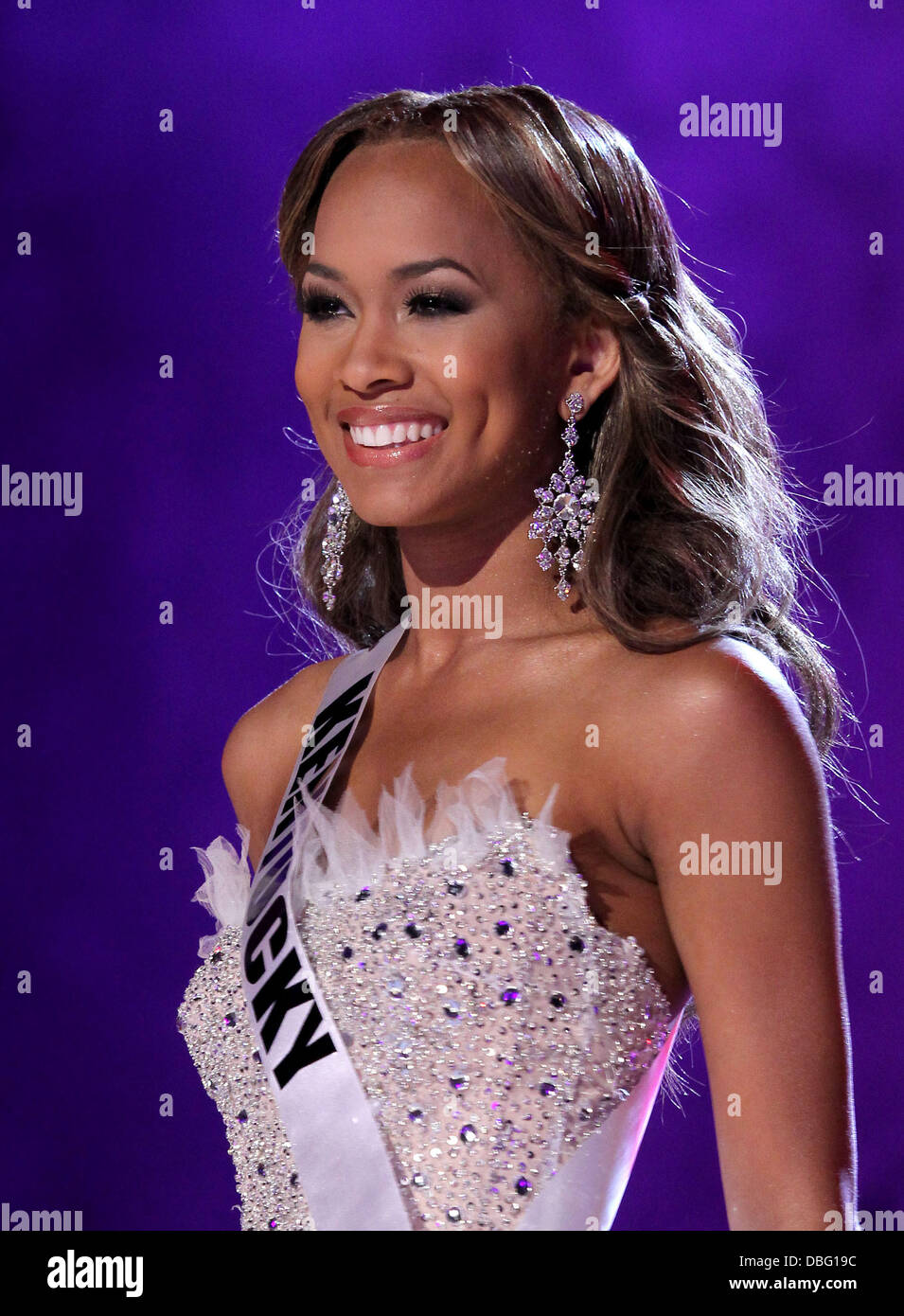 Miss Kentucky USA Kia Hampton  2011 Miss USA Preliminary Competition at The Theater of Performing Arts at Planet Hollywood Resort and Casino Las Vegas, Nevada - 15.06.11 Stock Photo