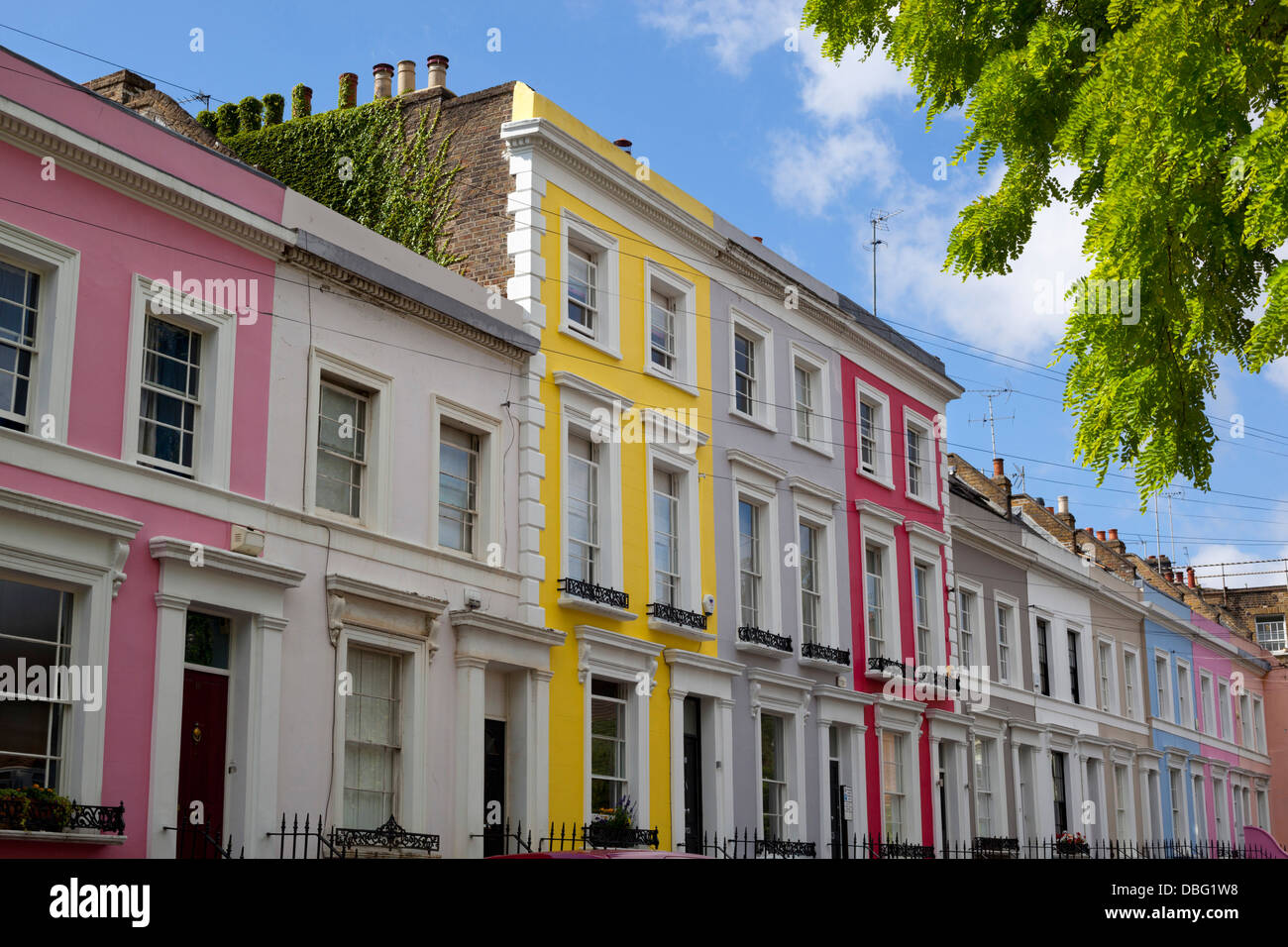 Denbigh Terrace, Notting Hill W11, London, England, UK Stock Photo 58745044 Alamy