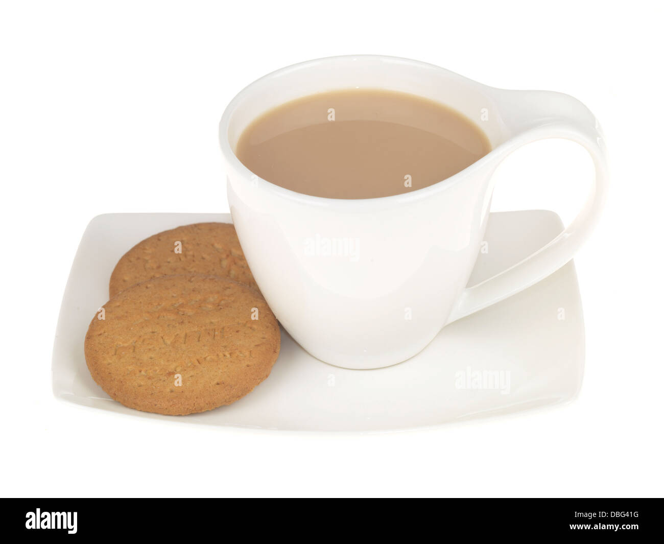 Tea and Biscuits Stock Photo Alamy