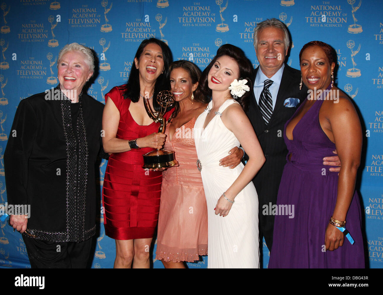 Susan Flannery, The Bold and the Beautiful makeup Winners, John McCook The 38th Annual Daytime Creative Arts & Entertainment Emmy Awards at Westin Bonaventure Hotel  Los Angeles, California - 17.06.11 Stock Photo
