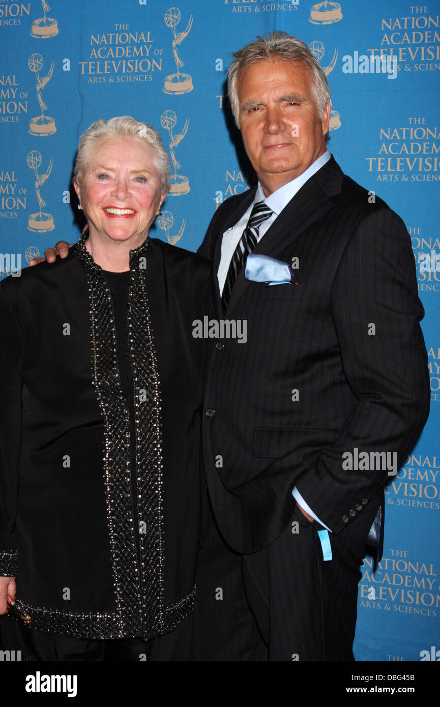 Susan Flannery, John McCook The 38th Annual Daytime Creative Arts & Entertainment Emmy Awards at Westin Bonaventure Hotel  Los Angeles, California - 17.06.11 Stock Photo