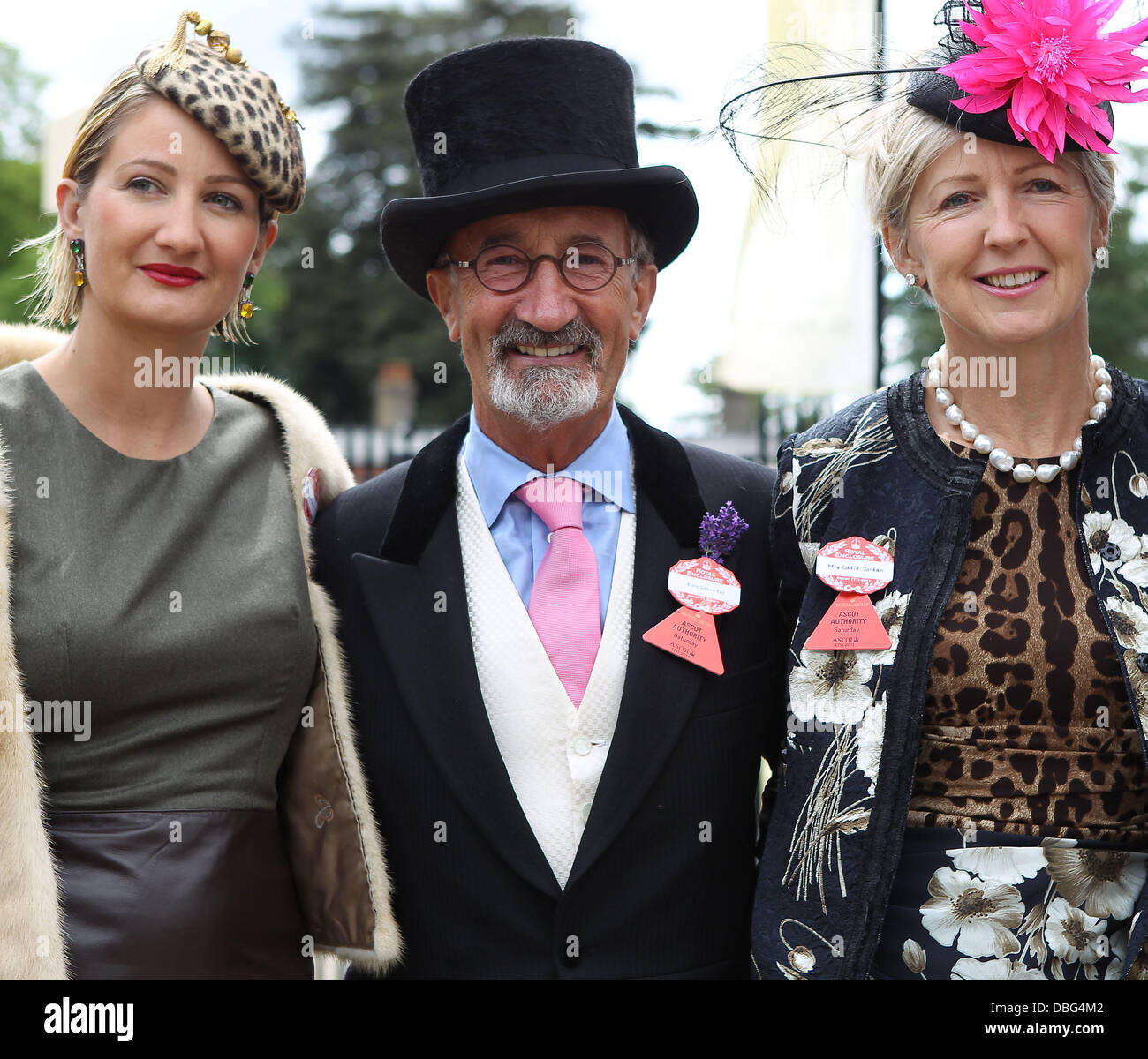 Eddie Jordan and family Royal Ascot at Ascot Racecourse Day 5