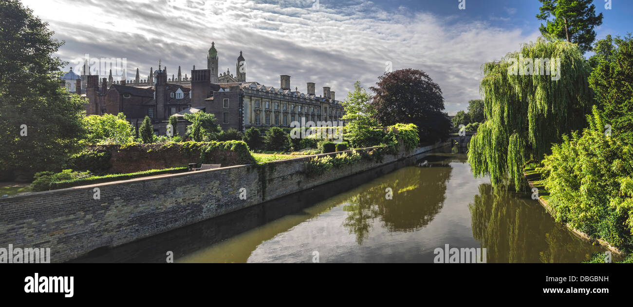 Kings college chapel from the backsite, Cambridge, UK Stock Photo
