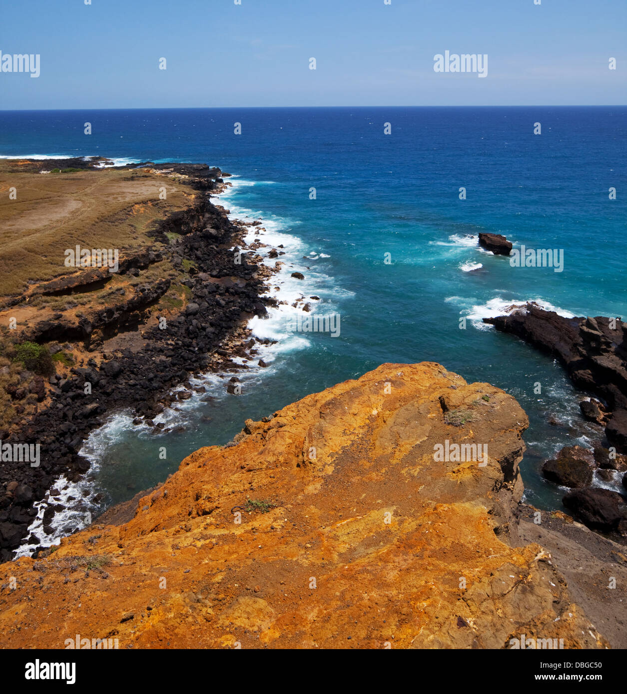 Hawaiian coast Stock Photo