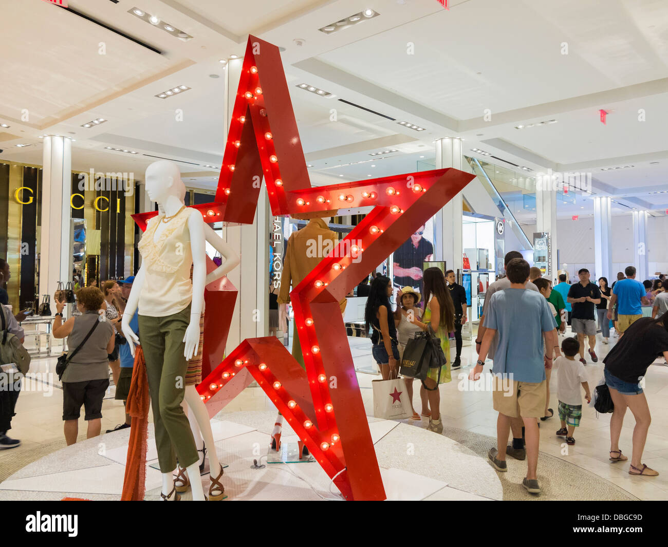 Inside Macy's department store in NYC Stock Photo Alamy