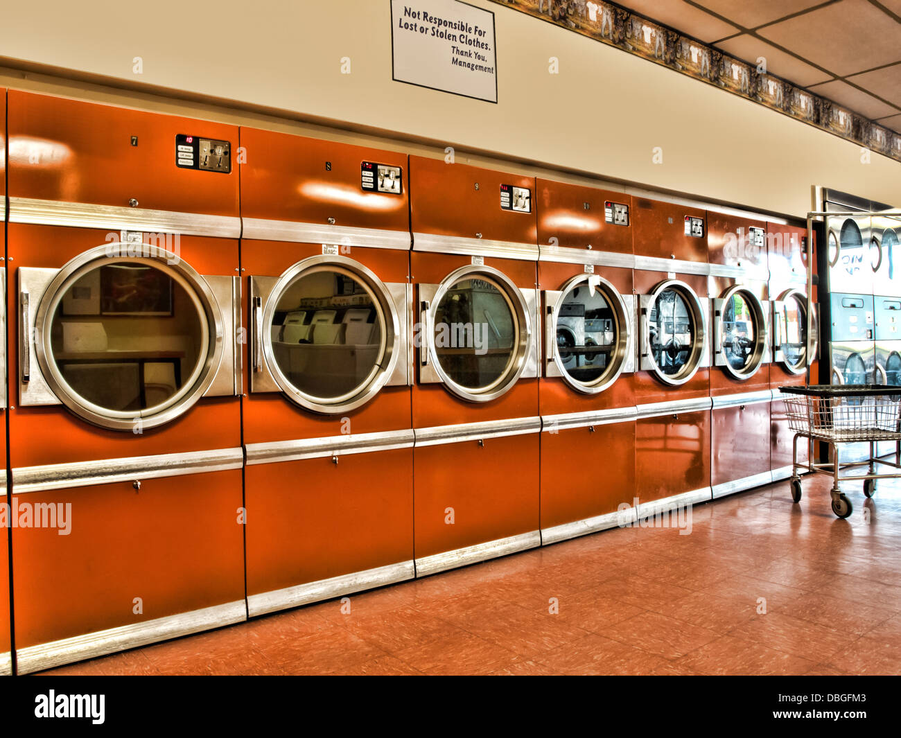 Orange washer deals and dryer
