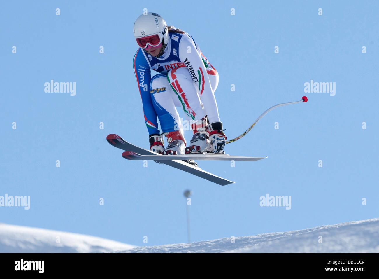 Winter Sport Alpine Ski Racing Val D'Isere France Stock Photo Alamy