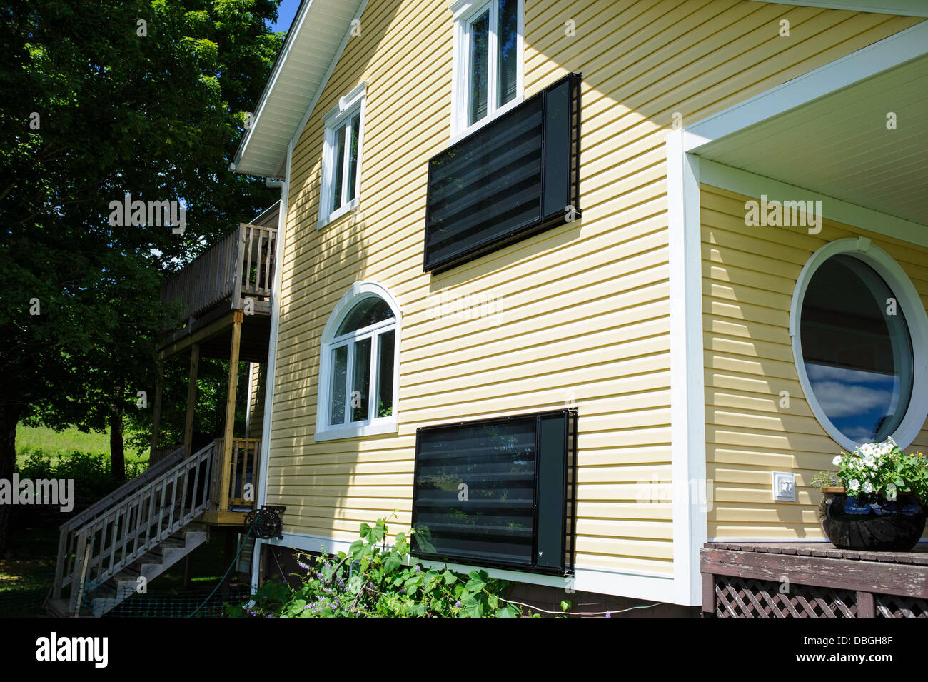 solar panels Stock Photo