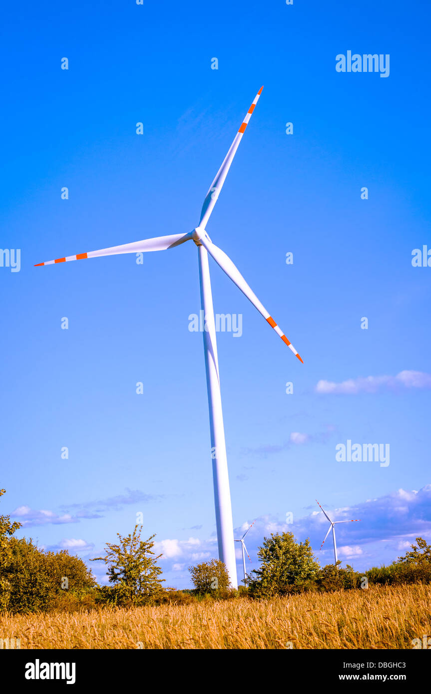 An image of windturbine on sunny day Stock Photo - Alamy