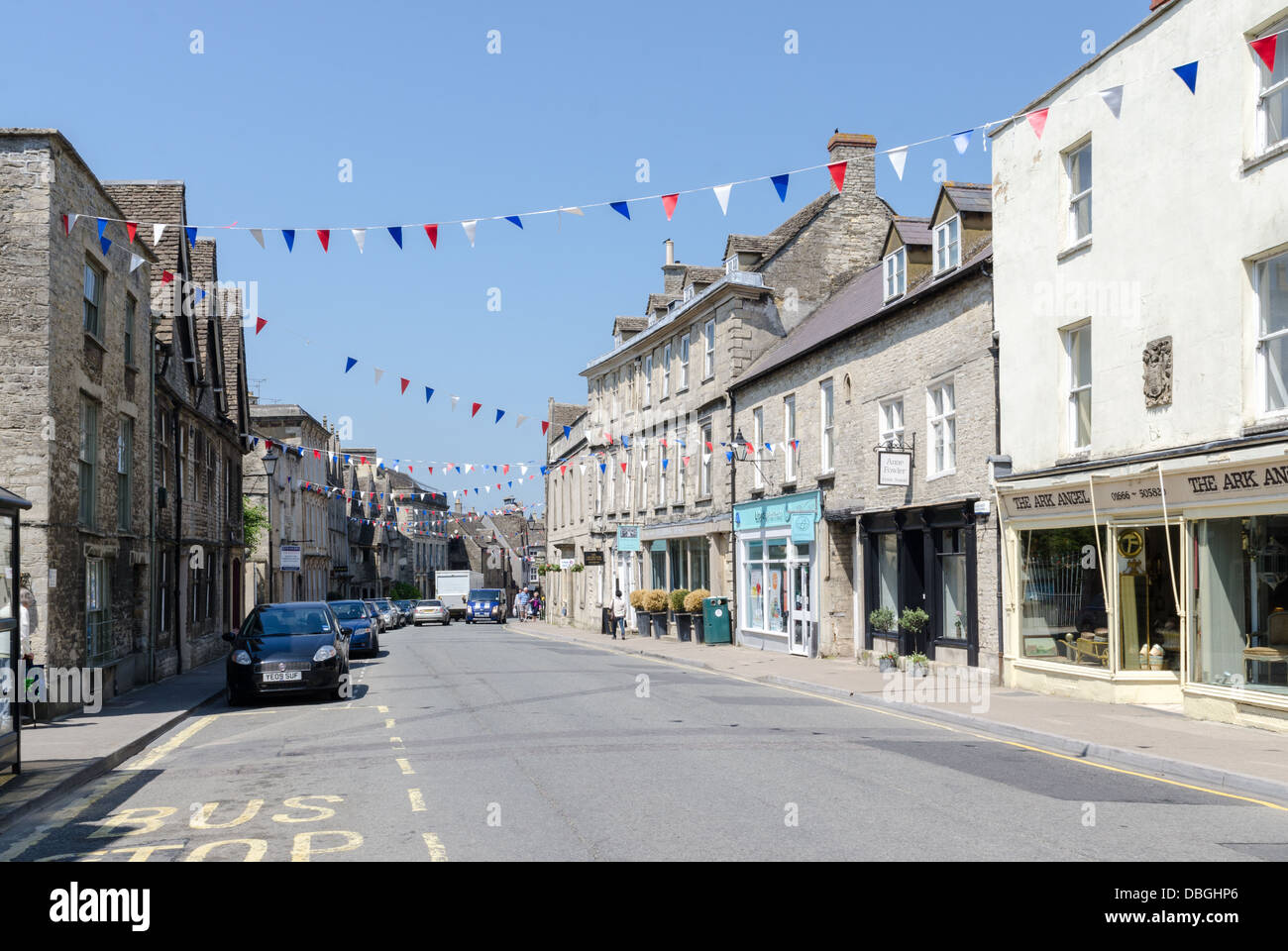 Shops in Long Street Tetbury Stock Photo 58757502 Alamy