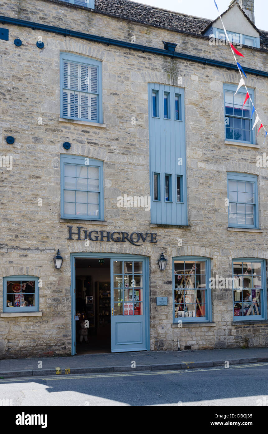 Highgrove Shop in the Cotswold town of Tetbury Stock Photo