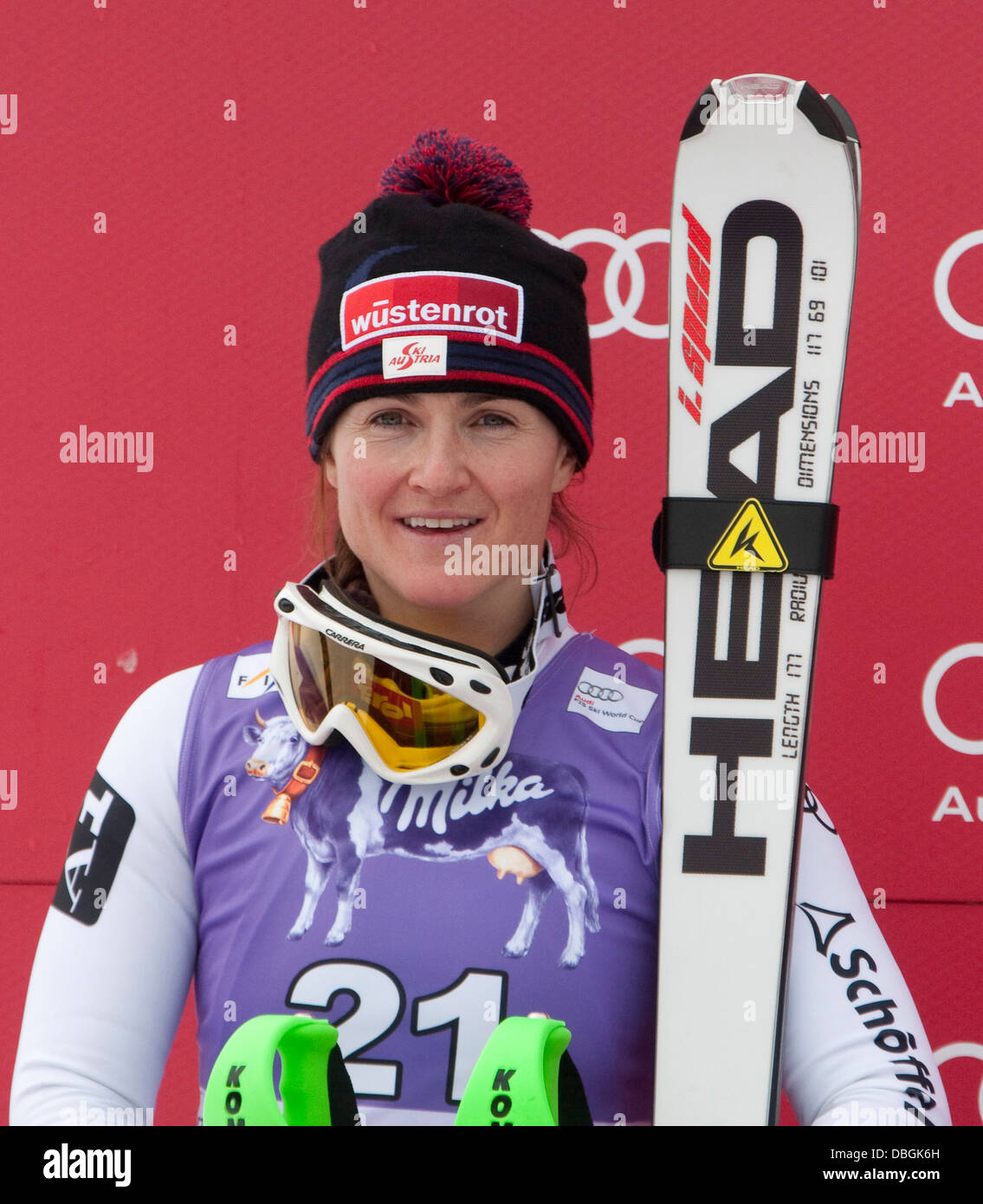 Winter Sport Alpine Ski Racing Val D'Isere France Stock Photo Alamy