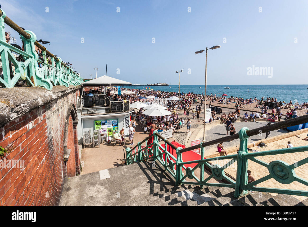 Brighton seafront, East Sussex, England, UK Stock Photo