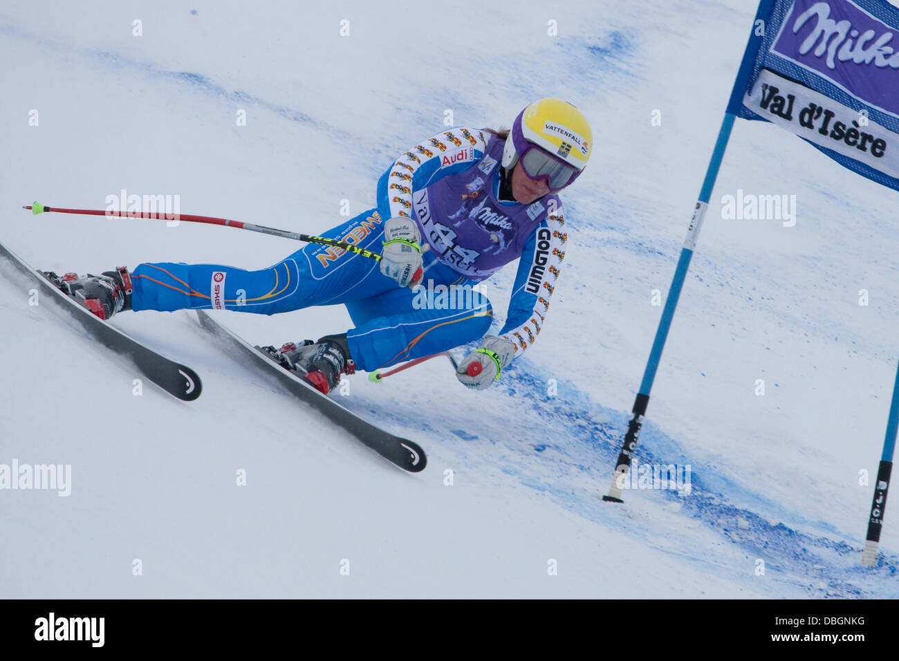 Winter Sport Alpine Ski Racing Val D'Isere France Stock Photo Alamy