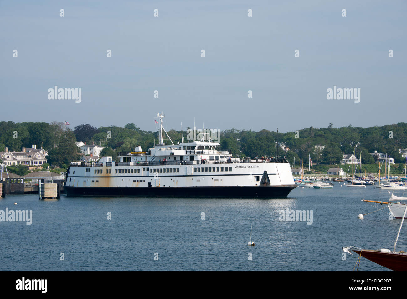 Massachusetts, Martha's Vineyard. Vineyard Haven marina and harbor area