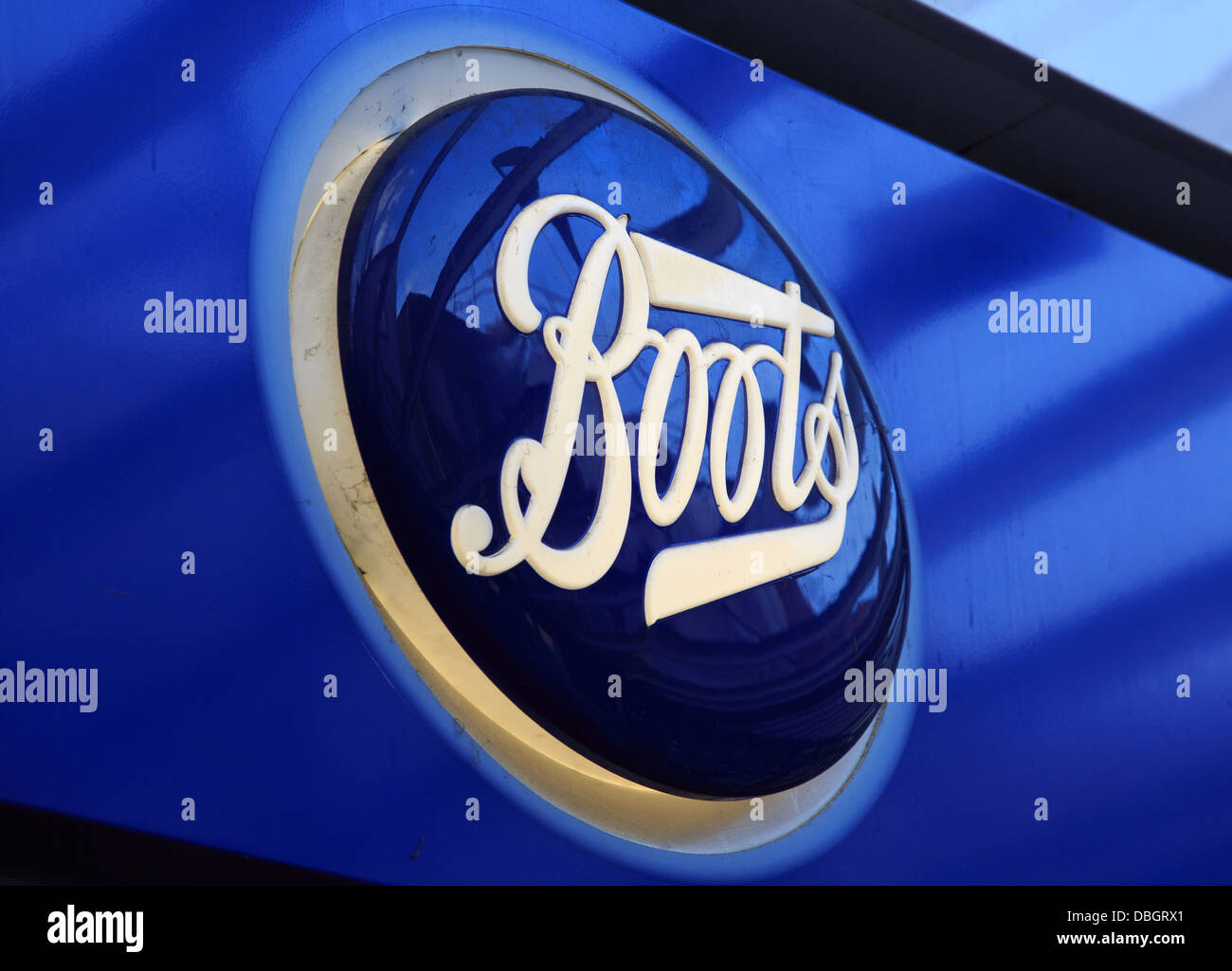 30/07/2013 Boots, chemist store sign in Southend-on-sea Stock Photo - Alamy