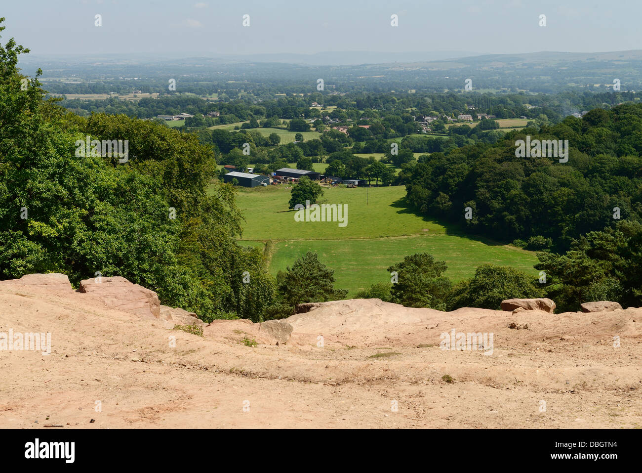 The Edge at Alderley Edge Cheshire UK Stock Photo