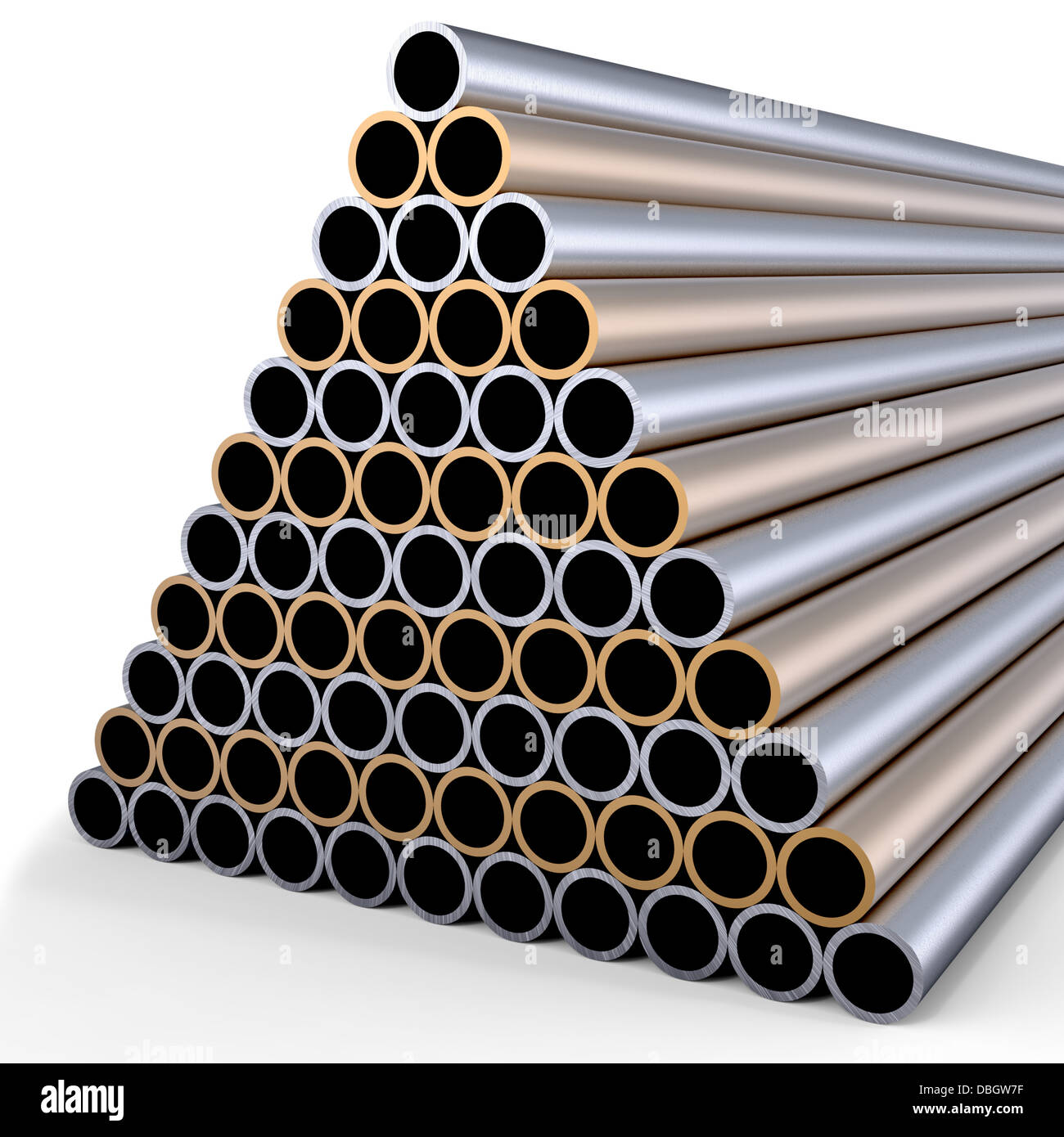 Steel aluminum pipes diameter hi-res stock photography and images - Alamy