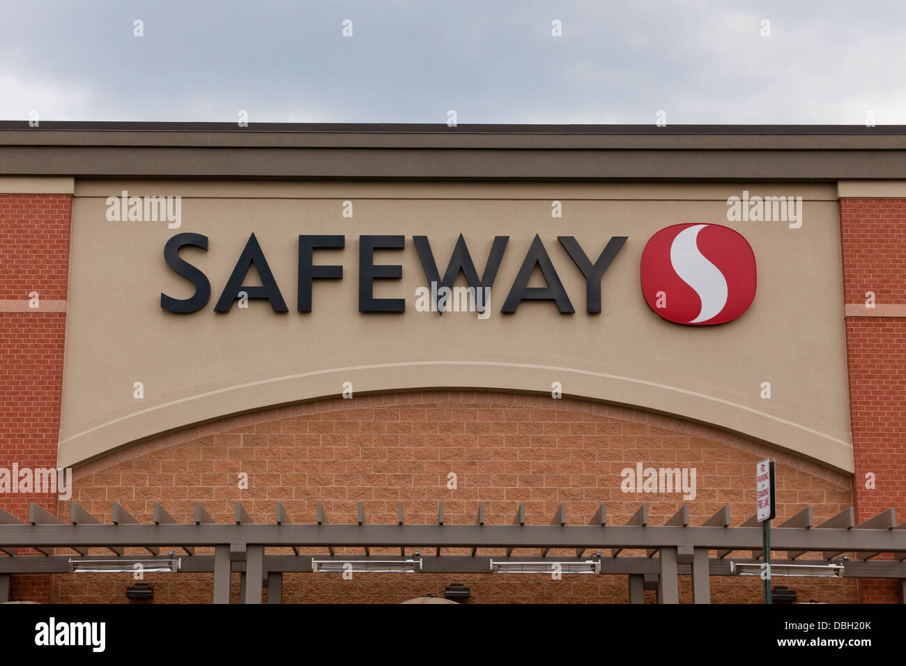 Safeway store sign - USA Stock Photo