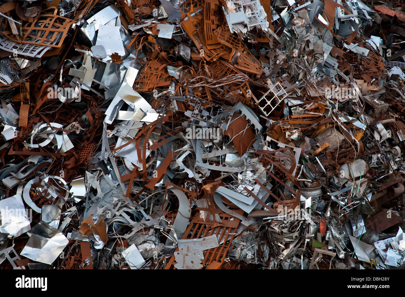 Scrap Metal, Newhaven, Sussex, England Stock Photo