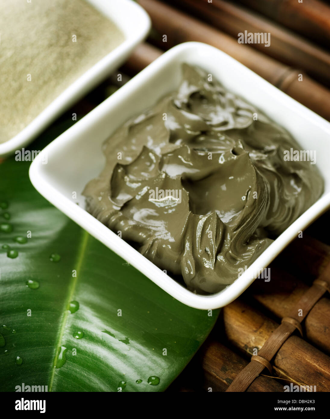 Spa Mud treatment Stock Photo Alamy