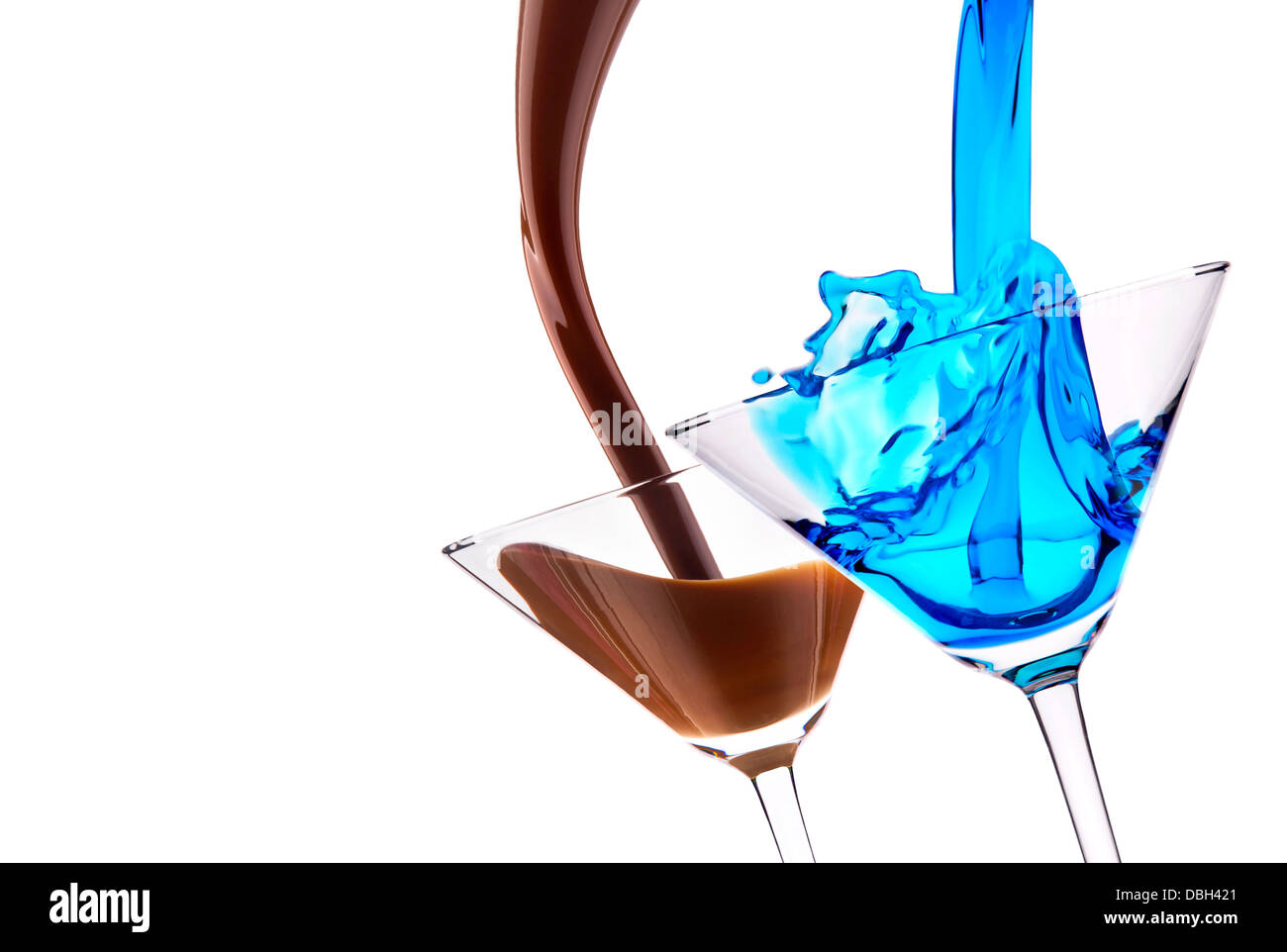 Alcoholic Cocktail Set Splash Red Cosmopolitan Chocolate Cocktail Stock Photo Alamy
