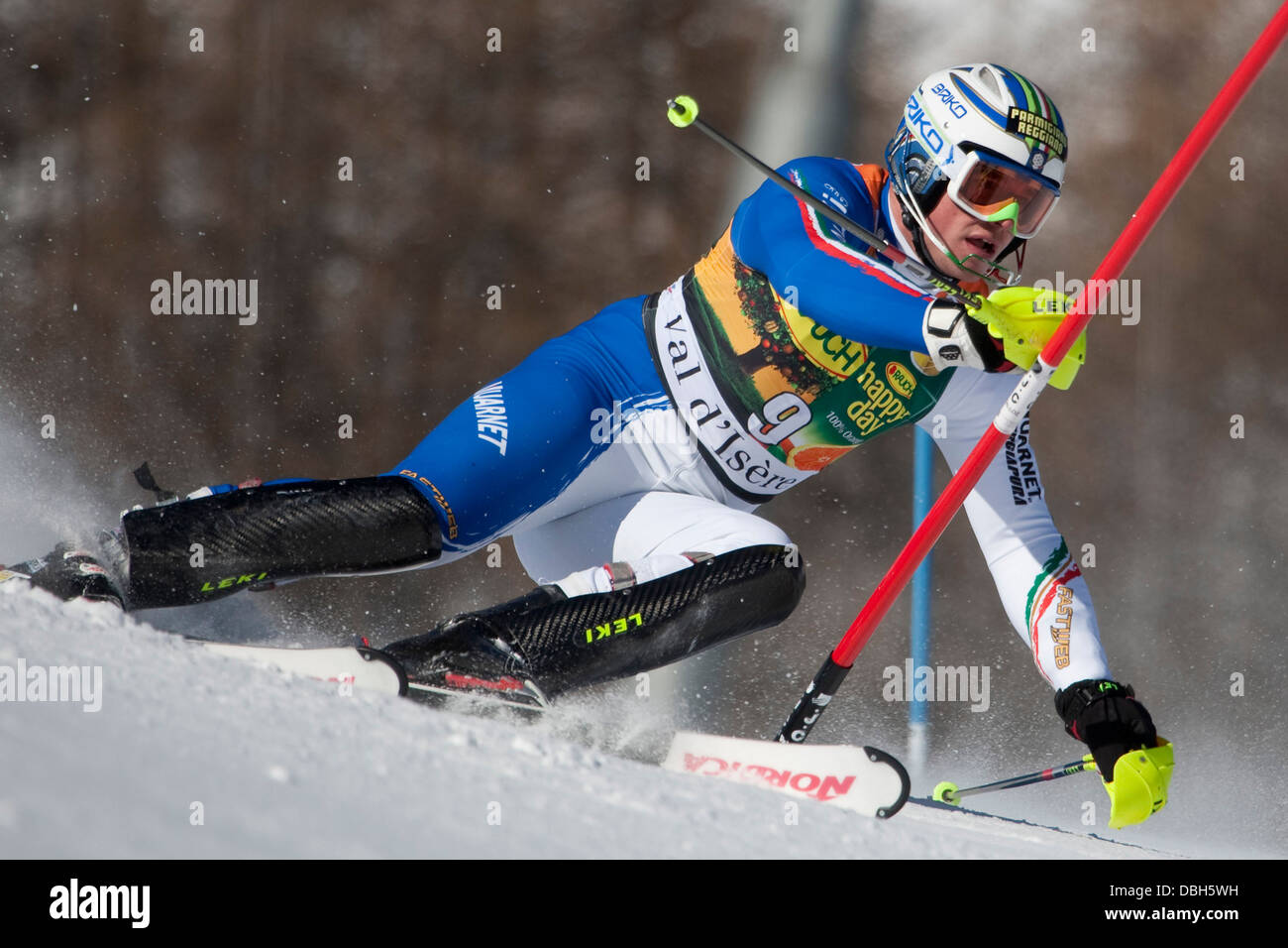 Winter Sport Alpine Ski Racing Val D'Isere France Stock Photo Alamy
