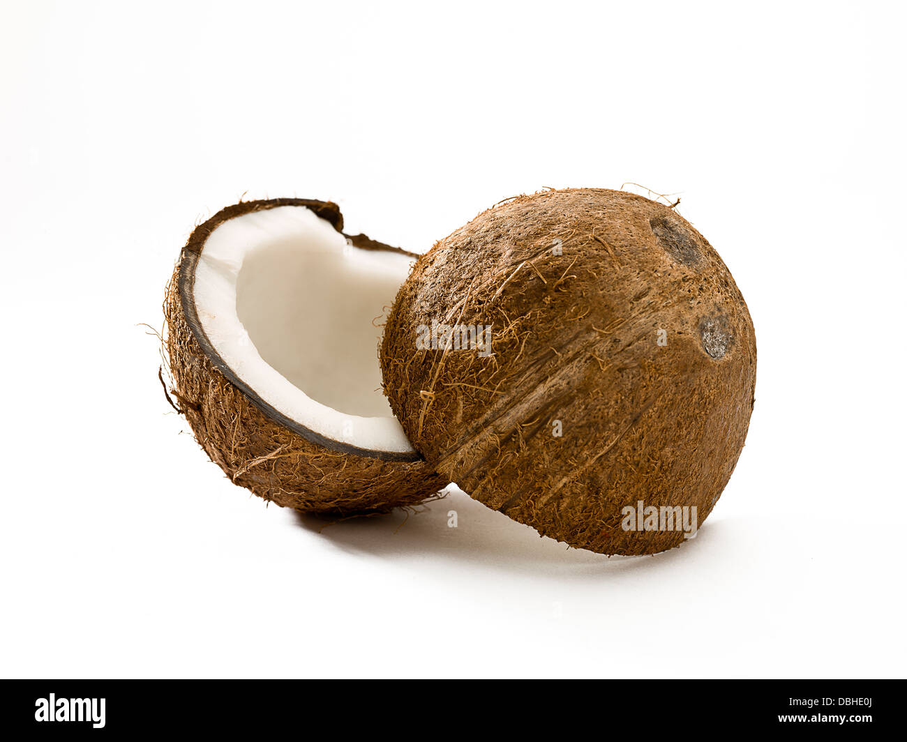 split coconut Stock Photo