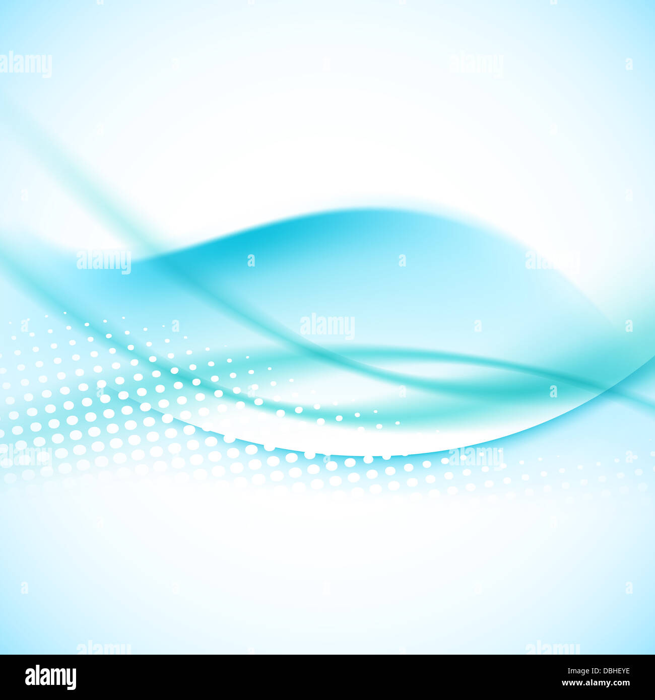 light blue flowing background with halftone Stock Photo - Alamy