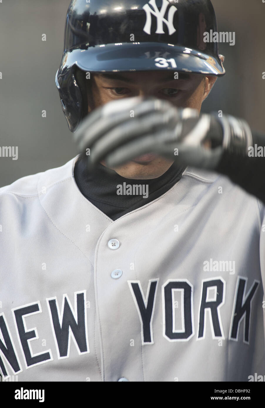 Ichiro Suzuki (Yankees), JUNE 6, 2013 - MLB : Fans cheer Ichiro