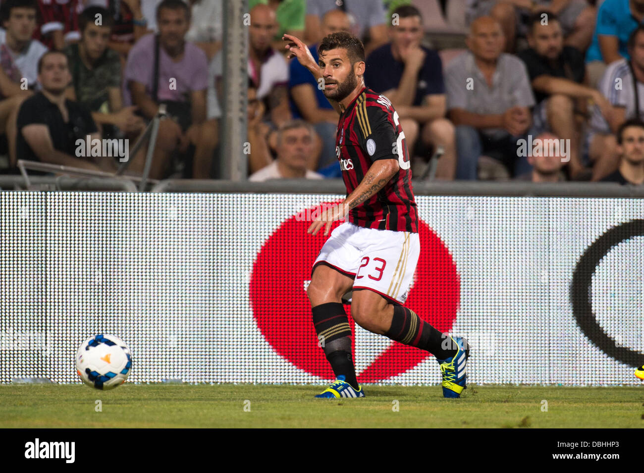 Antonio Nocerino (Milan), JULY 23, 2013 - Football / Soccer : Trofeo TIM  2013 match between Juventus 0(6-7)0 AC Milan at Stadio Citta del Tricolore  in Reggio Emilia, Italy. (Photo by Maurizio Borsari/AFLO Stock Photo - Alamy