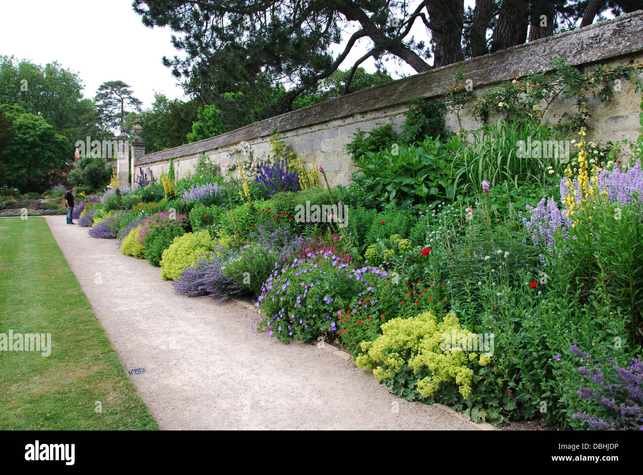 The University of Oxford Botanic Garden close to Magdalen College Oxford UK Stock Photo