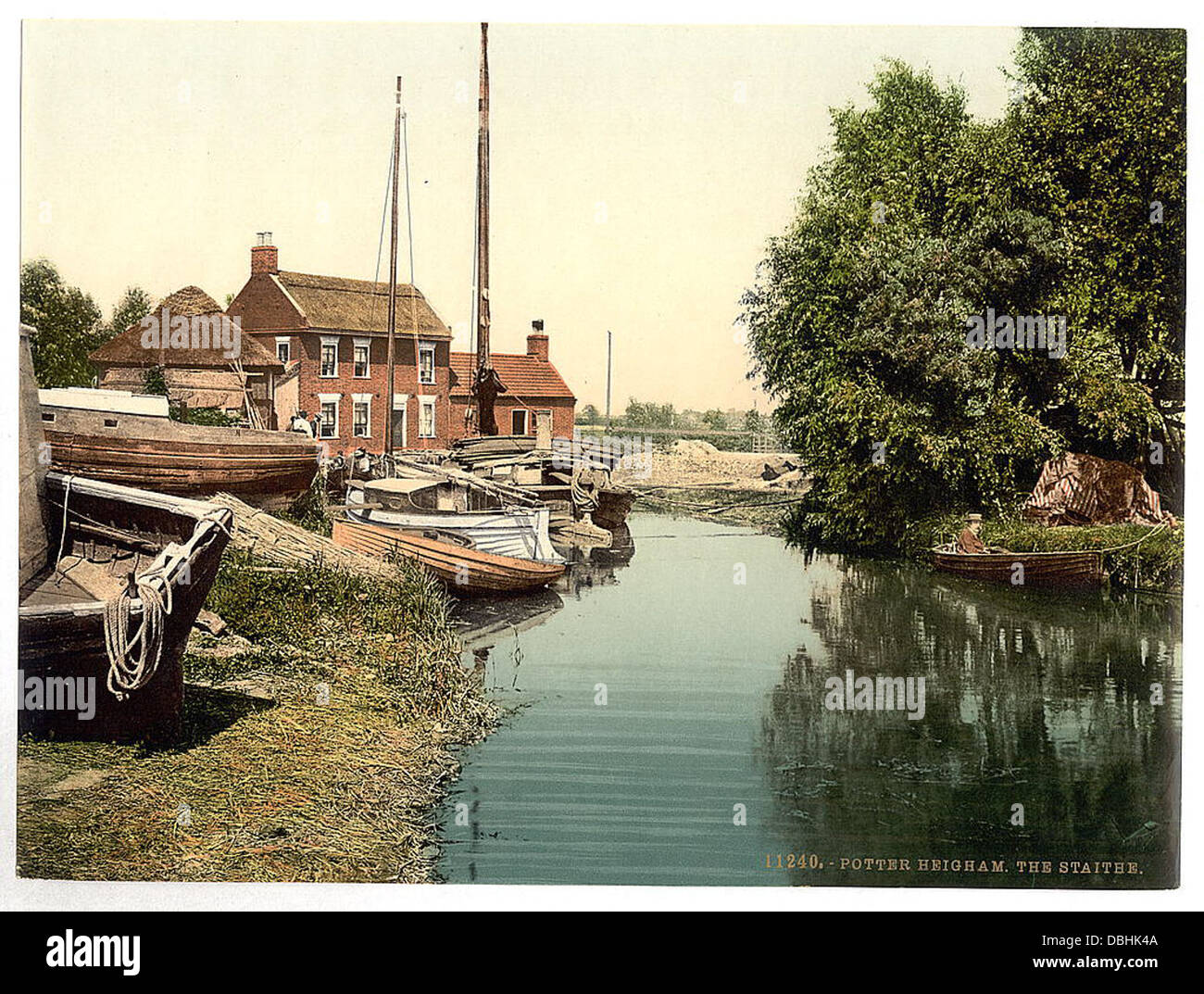 [The Staithe, Potter Heigham, England] (LOC Stock Photo Alamy